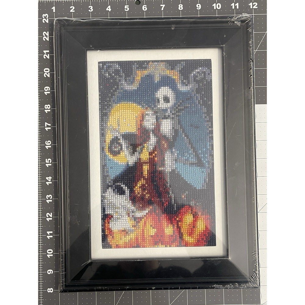 Framed Completed Diamond Painting DISNEY Nightmare Before Christmas‎ Jack &Sally